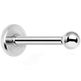 18G 5/16 2mm Steel Ball Internally Threaded Labret Monroe Tragus