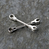 14G 13mm Combo Wrench Barbell Nipple Ring Set