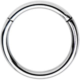 14G 1/2 Solid G23 Implant Grade Titanium Hinged Segment Ring