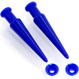 Blue 2 in 1 Interchangeable Screw Fit Plug and Taper Set