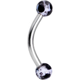 5/16 Color Splash Curved Eyebrow Ring Set of 4