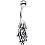 Blue Gem Sea Treasures Belly Ring Set of 4