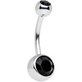 Black Gem Cosmic Treasure Trove Belly Ring Set of 4