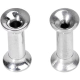 10G Steel Internally Threaded Screw Fit Tunnel Plug Set