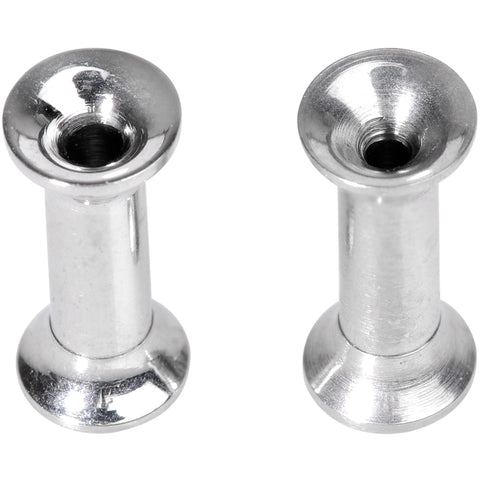 10G Steel Internally Threaded Screw Fit Tunnel Plug Set