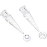 Clear 2 in 1 Interchangeable Screw Fit Plug and Taper Set