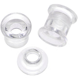 Clear 2 in 1 Interchangeable Screw Fit Plug and Taper Set
