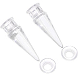 Clear 2 in 1 Interchangeable Screw Fit Plug and Taper Set