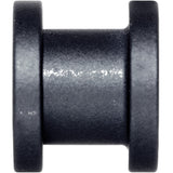 Brown Matte Silicone Screw Fit Tunnel Plug Set 6mm to 25mm