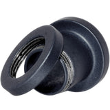 Brown Matte Silicone Screw Fit Tunnel Plug Set 6mm to 25mm