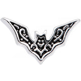 20G 1/4 Halloween Bat Nose Bone