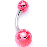 All About Eye Catching Zig Zag Party Pack Belly Ring Set of 4