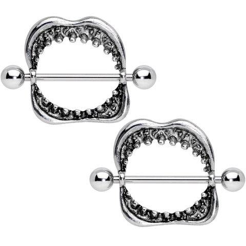 14G 7/8Chomp Chomp Chomp Nipple Shield Set