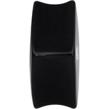 Black Acrylic Square Shaped Lucky 7 Dice Saddle Plug Set 22mm to 31mm