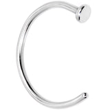 18G 3/8 Grade 23 Titanium Minimalist Nose Hoop