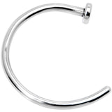 18G 3/8 Grade 23 Titanium Minimalist Nose Hoop