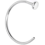 20G 3/8 Grade 23 Titanium Minimalist Nose Hoop