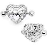 14G 9/16 Love in a Beautiful Cage Nipple Shield Set