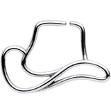 18G Howdy Folks Cowboy Hat Closure Ring