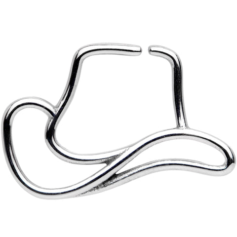 18G Howdy Folks Cowboy Hat Closure Ring