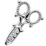 18G 5/16 Clear Gem Shear Beauty Cartilage Tragus Earring