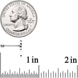 18G 5/16 Clear Gem Shear Beauty Cartilage Tragus Earring