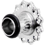 Blue Glitter Inlay Tree of Life Single Flare Plug Set 6mm to 20mm