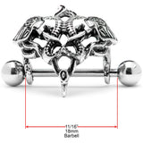 14G 9/16 Dueling Elephants Nipple Shield Set