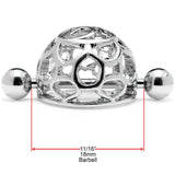 14G 9/16 Framework Dome Geometric Nipple Shield Set