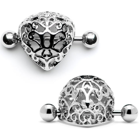 14G 9/16 Framework Triangular Geometric Nipple Shield Set