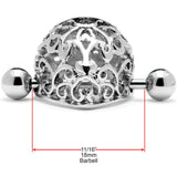 14G 9/16 Framework Triangular Geometric Nipple Shield Set