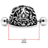 14G 9/16 Framework Twining Vines Nipple Shield Set