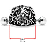 14G 9/16 Framework Twining Vines Nipple Shield Set