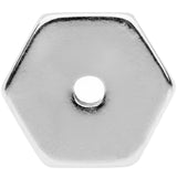 8G Geometric Hexagon Screw Fit Tunnel Plug Set