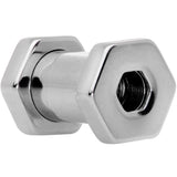 4G Geometric Hexagon Screw Fit Tunnel Plug Set
