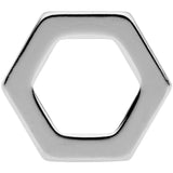 1/2 Geometric Hexagon Screw Fit Tunnel Plug Set