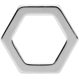 5/8 Geometric Hexagon Screw Fit Tunnel Plug Set