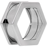 7/8 Geometric Hexagon Screw Fit Tunnel Plug Set