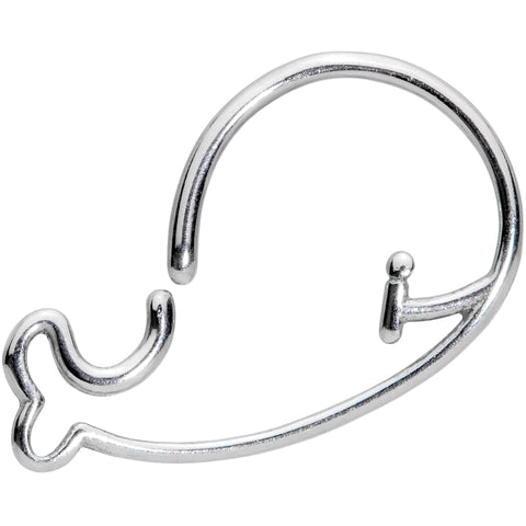 18G Watch Out For the Whale Closure Ring