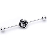 14G Celestial Embrace Industrial Barbell 38mm