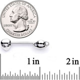 14G 9/16 Space Aliens from Planet Saturn Barbell Nipple Ring Set