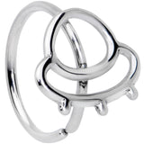 20G 5/16 Alien Spacecraft UFO Seamless Circular Ring