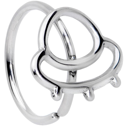 20G 5/16 Alien Spacecraft UFO Seamless Circular Ring