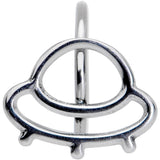 20G 5/16 Alien Spacecraft UFO Seamless Circular Ring