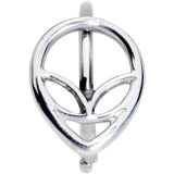 20G 5/16 Outer Space Alien Seamless Circular Ring