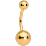 Clear Gem Blue Faux Druzy Gold Tone Belly Ring Set of 4