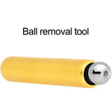 3mm to 4mm Yellow Aluminum Body Piercing Ball Removal Tool