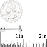 Celestial Romance Sun and Moon Barbell Tongue Ring