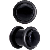 0G Basic Black Acrylic Straight Plug Set