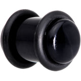 0G Basic Black Acrylic Straight Plug Set